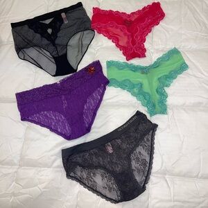 Lot of Victoria’s Secret lace panties